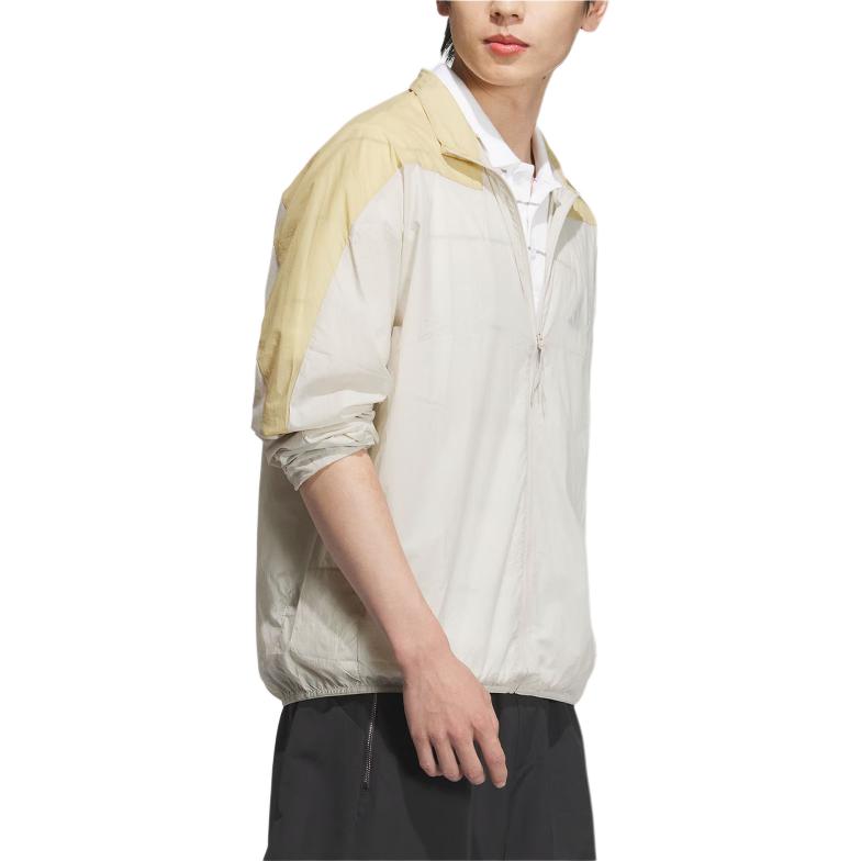 Adidas City Escape Super Light Stand Collar Fashion Soft Versatile Long Sleeve Jacket Men Jacket Miracle-Alumina-Brown JZ8424