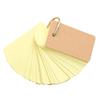 1Pc 230 Sheets Binder Memo Pad Ring Kraft Paper Sticky Notes School Stationery