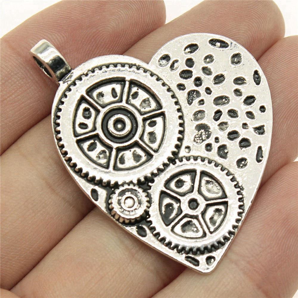 Charms Zahnrad Steampunk Cyberpunk Anhänger Vintage Schmuckzubehör QC060