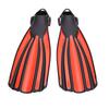 1 Pair Diving Fins TPR Adjustable Long Professional Diving Flippers for Scuba Diving Swimming Surfing Red S