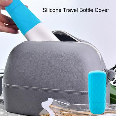 Travel Bottle Sleeve Leak Proof High Elastic Stretchable Travel-friendly Portable Silicone Bottle Sleeve