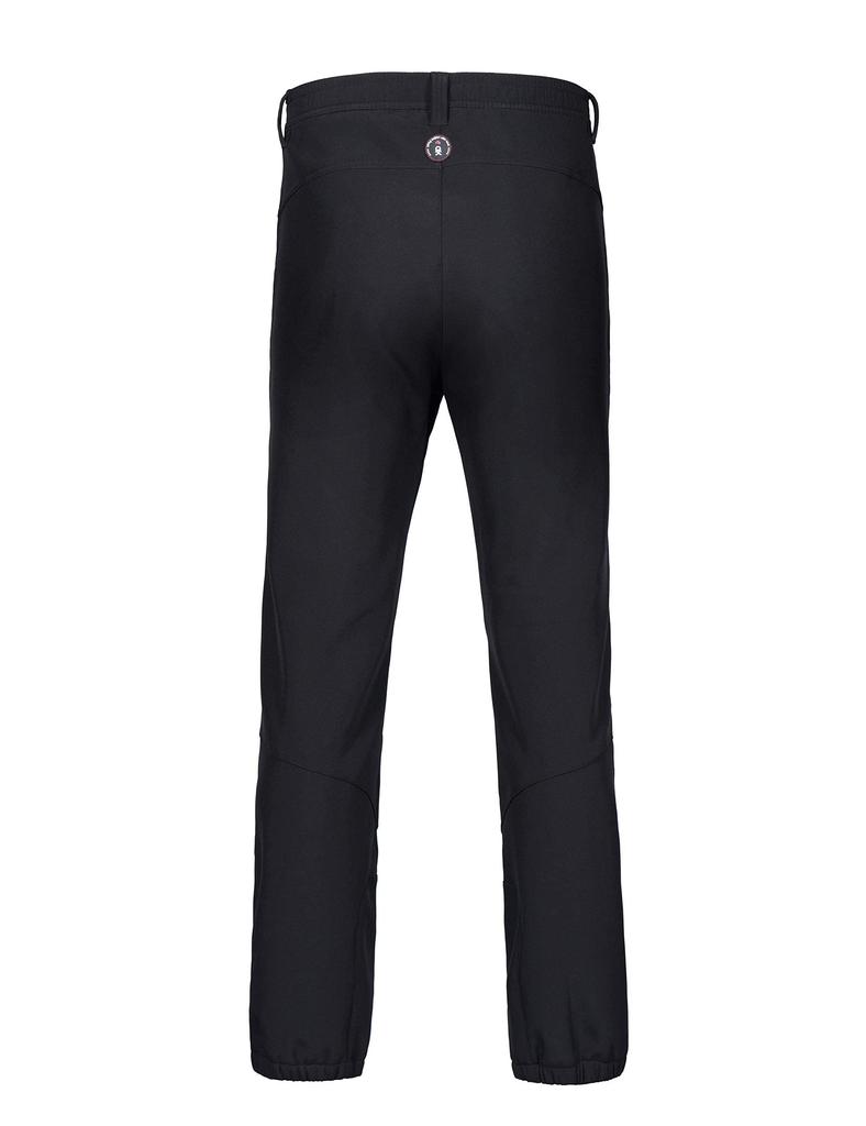 Little Donkey Andy Ski and Snow and Size 3XL Men's Pants, Fleece-Lined, Windproof, Warm, Black,