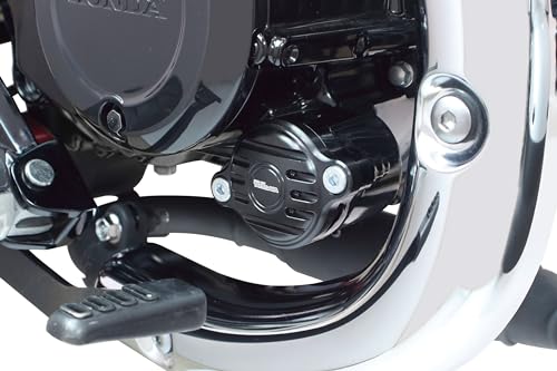 Special Parts Takegawa Oil Filter Cover, Fin Type, Black, for Centrifugal Clutch Cover Vehicles, Part Number 02-09-0035