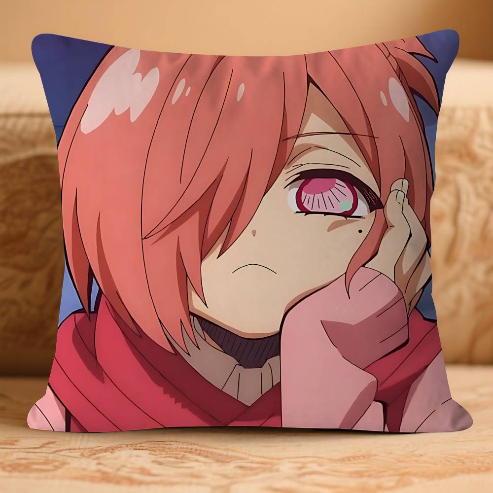 M-mitsuba ANIME Kissenbezug Abnehmbarer Waschbarer Kissenbezug – Ganzjahresweichleinen