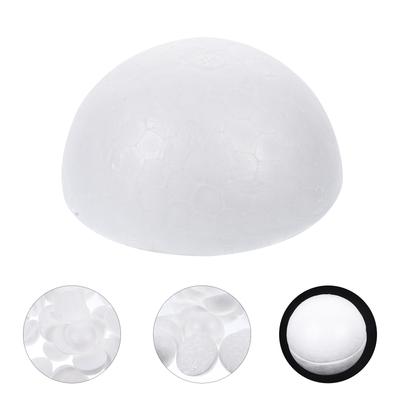 30 Pcs Foam Semicircle Balls Half Round Craft Ornament For Diy Painting Holiday Decor Floral Arrangement Children Ball Activity