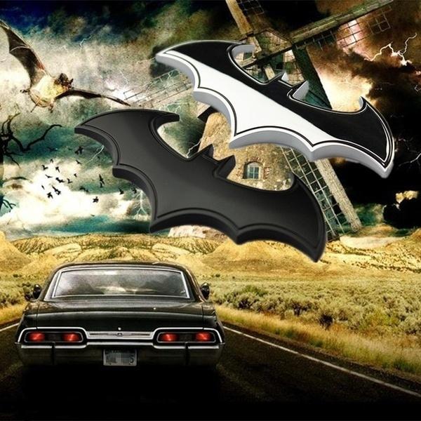 2018 Newest Bat 3D Chrome Metal Auto Car Motorcycle Logo Sticker Badge Emblem Tail Decals