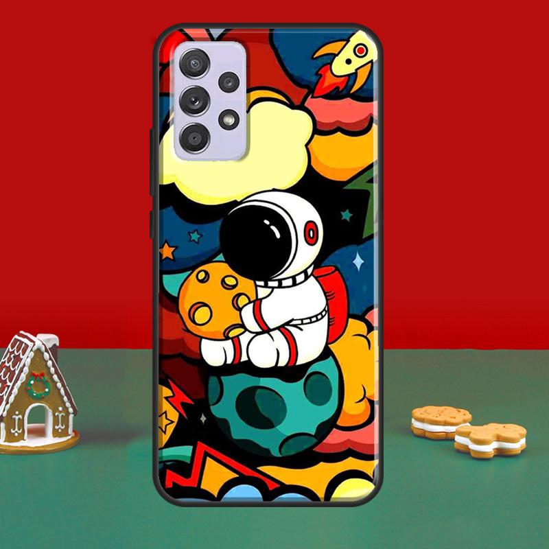 

Чехол Space Aesthetic Spaceman Astronaut для Samsung A32 A12 A22 A52 A72 A21S A20e A03S A40 A50 A70 A31 A51 A71 A52S Samsung A72
