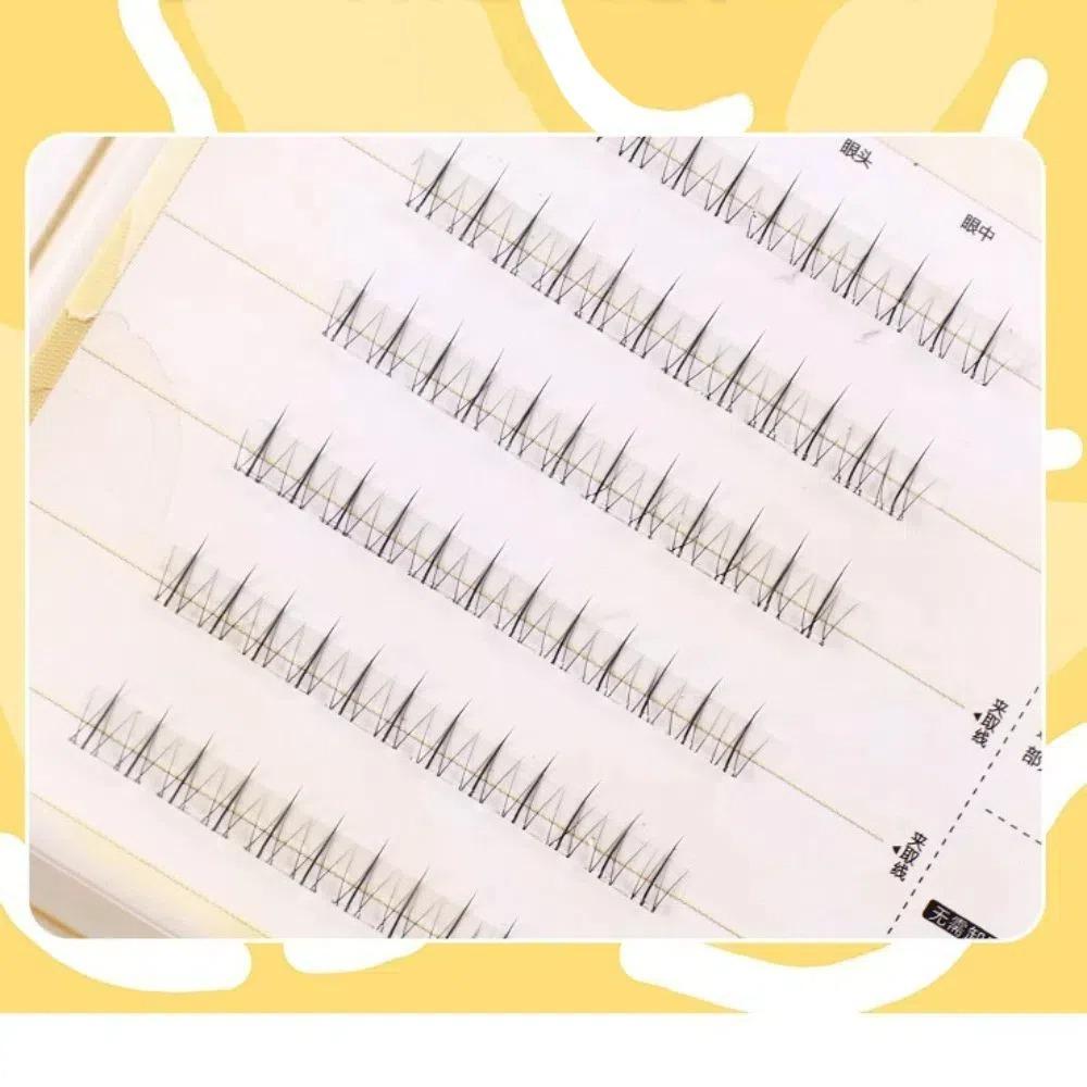 DIY Adhesive False Eyelashes Wispy False Eyelash Clusters Sweet Self-adhesive Lash Clusters  Girls