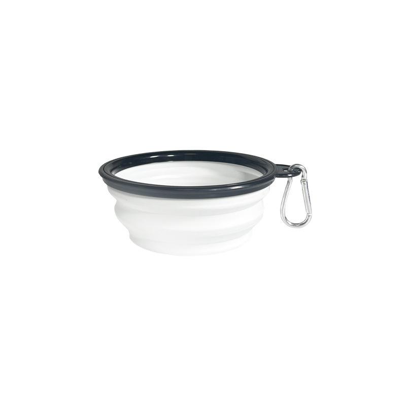 1pcs TPE Pet Folding Bowl Outdoor Portable Dog Basin and Cat Food Bowls Wear-resistant Shockproof Universal Food Bowls Travel Camping Pet Accessories
