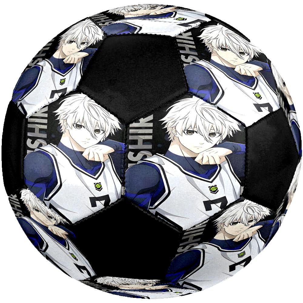 Nagi Seishiro BlueLock Theme Size 5 Soccer Ball, Suitable for Both Indoor and Outdoor Matches, a Gift Suitable for Everyone.