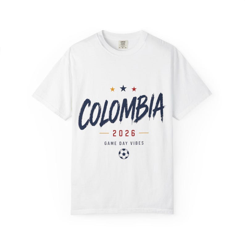 Colombia World Cup 2026 Soccer Fan T-Shirt | Game Day Vibes Tee S