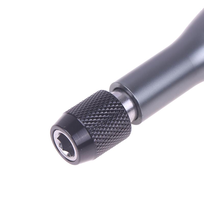 Přesná rukojeť z hliníkové slitiny pro bity s dříkem 1/4" Pohodlný mini šroubovák 6,35mm držák Opravné otevírací nástroje