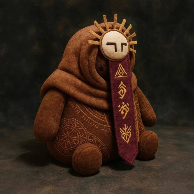 Brown Expedition33 Esquie Plush Toy Cute Cartoon Children Backpack Doll Gift
