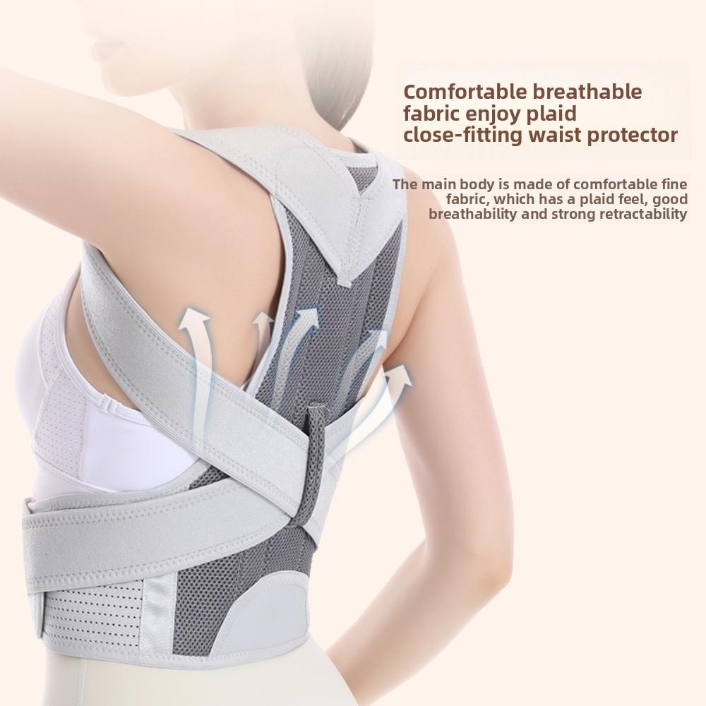 Adjustable Posture Corrector Comfortable Lumbar Orthopedic Belt  Prevents Slouching Belt