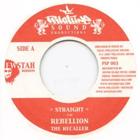 

7inch Record REBELLION THE RECALLER / SOJAH - Straight / Party All Day PSP003 Phlatline Sound 2007 Europe Reggae, Ska & Dub