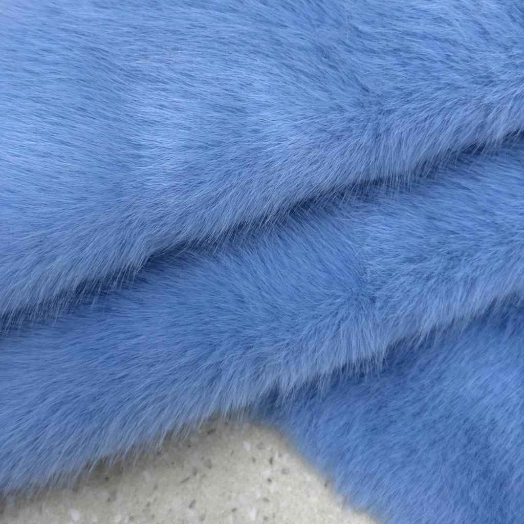 380g Glossy Faux Mink Fur Fabric for Toy and Clothing - High and Low Pile, Attractive Mink Cub Design