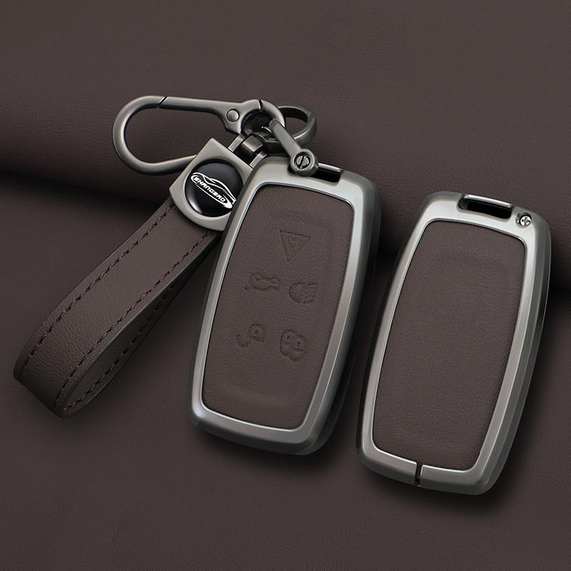 Interior Mouldings Car Key Case Cover For Land Rover Sport Freelander Discovery 4 Range Rover Sport LR4 2010 - 2012 Zinc Alloy L