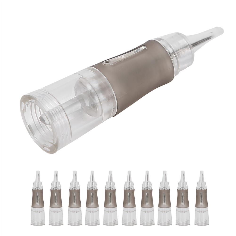 10pcs Disposable Eyebrow Tattoo Needles Microblading SemiPermanent Makeup Cartridge