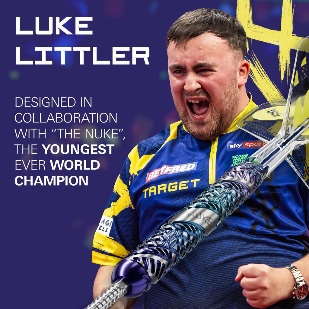 TARGET Luke Littler Edge Swiss Point Steel 23g Darts Luke Littler Model Darts Barrel Set (190641) -