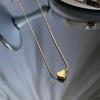 2026 Titanium Steel Heart Necklace: Light Luxury Cool Style Clavicle Chain for Women