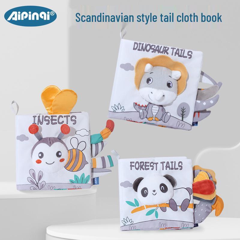 

Aipinqi Nordic Style Tear-Resistant 3D Baby Cloth Book for Early Learning