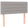 VidaXL Headboard Bedroom Furniture Bed Accessory Single Bed Headboard Interior Light Grey 80x5x78/88 346102