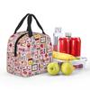 Custom Enfermera En Apuros Doctor Nurse Medicine Insulated Lunch Tote Bag for Women Resuable Thermal Cooler Food Lunch Box