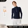 Womens Warm Fleece-Lined Stand Collar Pullover Sweater Winter Casual Long Sleeve Top