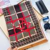 Scarf Women's Winter Imitation Cashmere Scarf Letter Chain Shawl New Thickened Warm Scarf