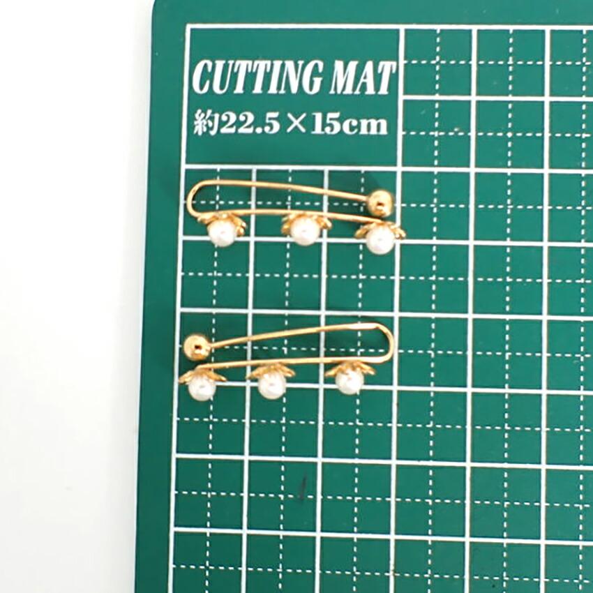 K18YG Baby Pearl (Akoya Pearl) Ear Cuff/Earrings//g440-37