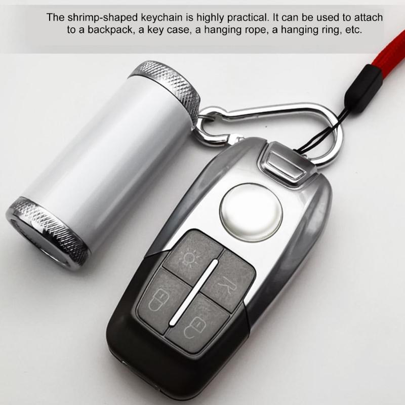 Portable Sealed Ashtray Mini Pocket Design Aluminum Alloy Holder Prevents Ashing Flying For Travel Outdoor Activity