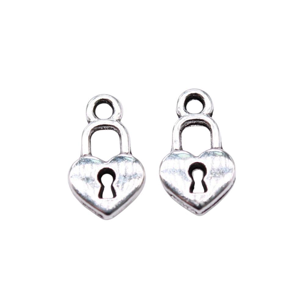 Key Charms Multi Color Alloy Locks Pendants For Romantic Themed Jewelry