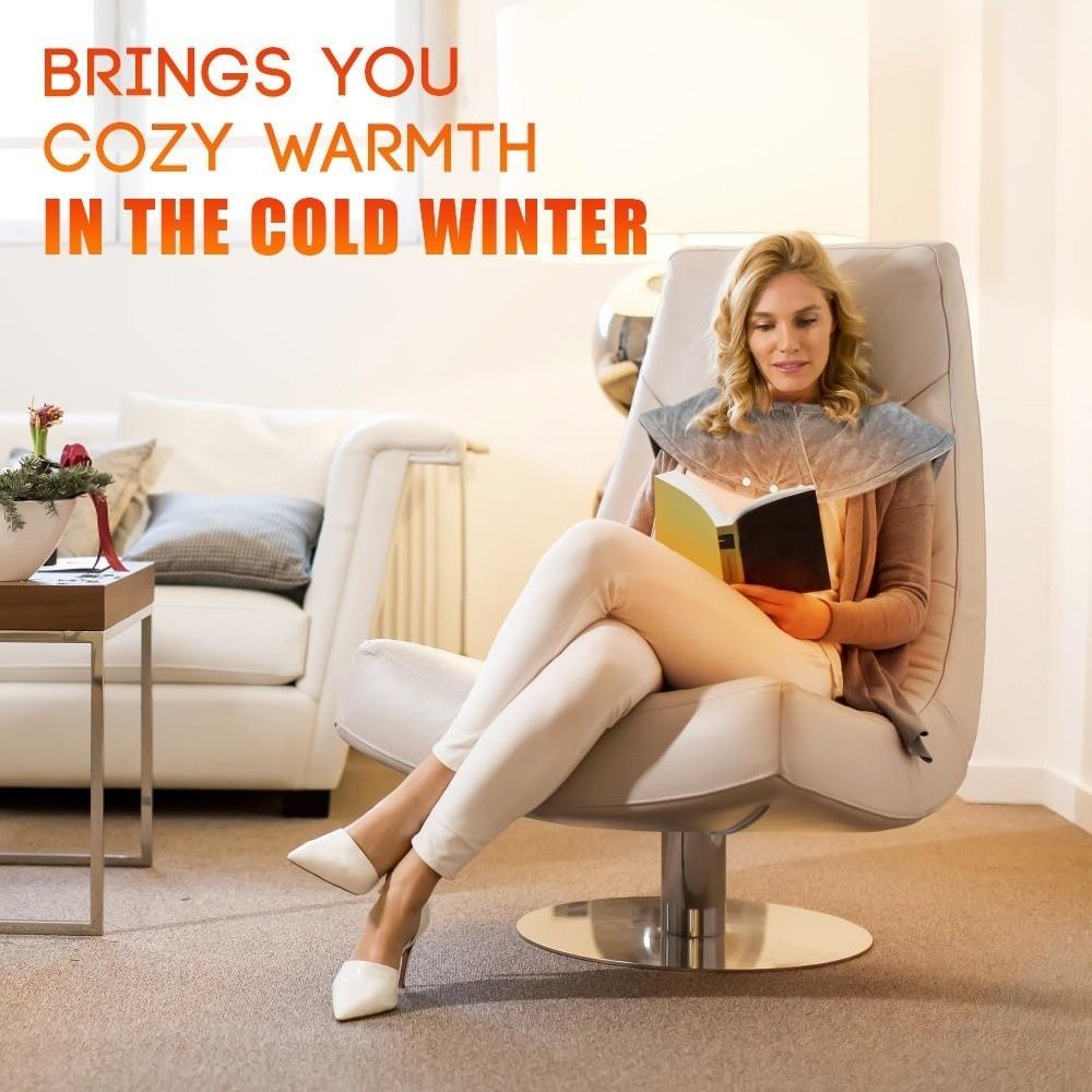 Thick Warm Thermal Blanket Washable Heat Pad Winter Body Warmer Warming Blanket  Home Office Use