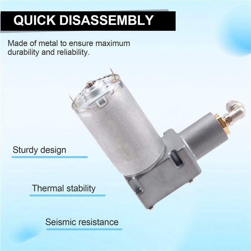 Air Pump 12V Mini Air Compressor 6Mm Air Pipe Connector For Truck Seat For Excavator Tractor