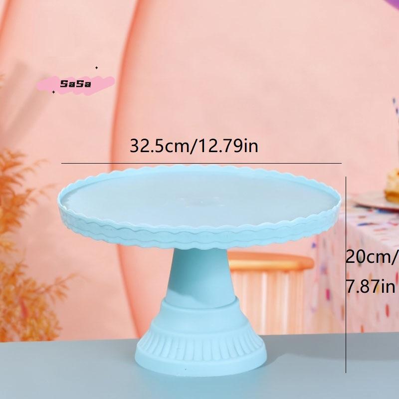 1 Stück Plastik-Kuchenständer Ausstellungsständer Dessert-Dekorationstablett für Hochzeit Geburtstag Küche Esszimmer Schreibtischzubehör