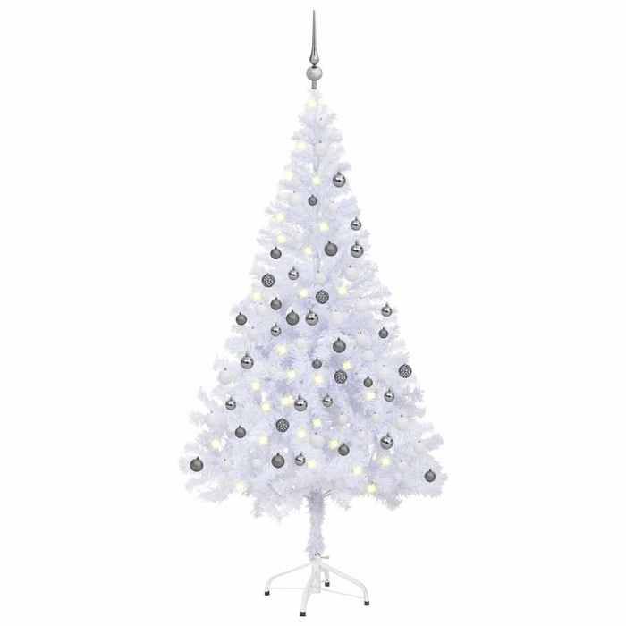 VidaXL Arbre de Noël artificiel avec LED et boules 150 cm 380 branches 3077665