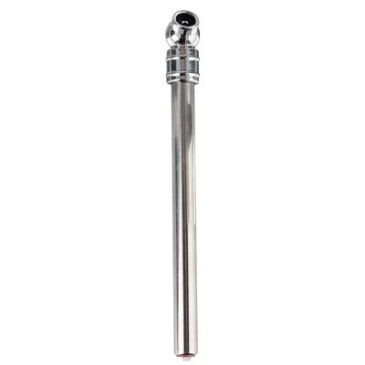 Testeur de pression d'air de pneu/pneu Manomètre durable 5-50 PSI Style stylo argenté Portable Utilisation d'urgence