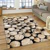 Color 3D Wood Grain Lines Rug Carpet for Living Room Bedroom Home Decor,Floor Mat Non-slip Decoration for Sofa Doormat Kid Gift