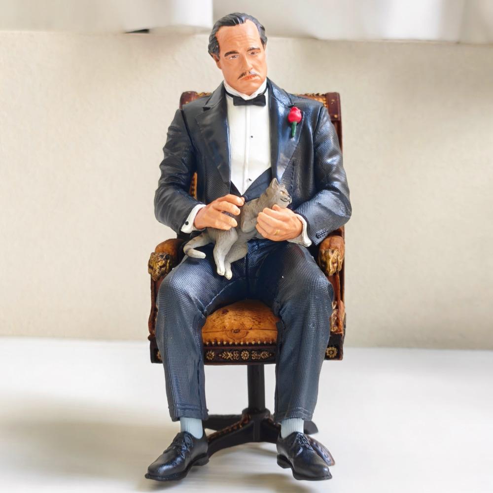 15CM Film Characters Vito Corleone The Godfather Replaable arm Male Sne Figure Dolls Model For Toy