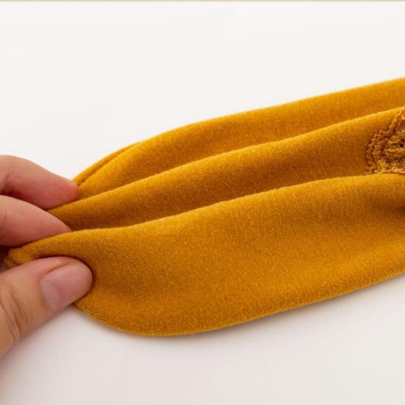 3 Pairs Women Winter Socks Warm Thicken Thermal Soft Solid Color Socks Wool Cashmere Snow Boots Velvet Lace Home Floor Sock