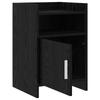 Nightstands in Black Oak 40 x 36 x 60 cm Engineered Wood