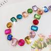 Mixed Color Irregular Crystal Gemstone Necklace - Hot Selling Rectangular & Round Choker