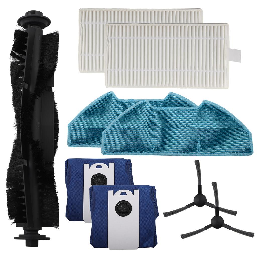 Main And Side Brushes Mop Cloths Bags Kit For BObsweep For Dustin For Ultra-Vision Vacuum Cleaner Spare Parts