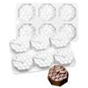 Silicone French Mousse Cake Mold, 3D Baking Dish, DIY Chocolate Soap Candle Mold, 6-Cavity Honeycomb
