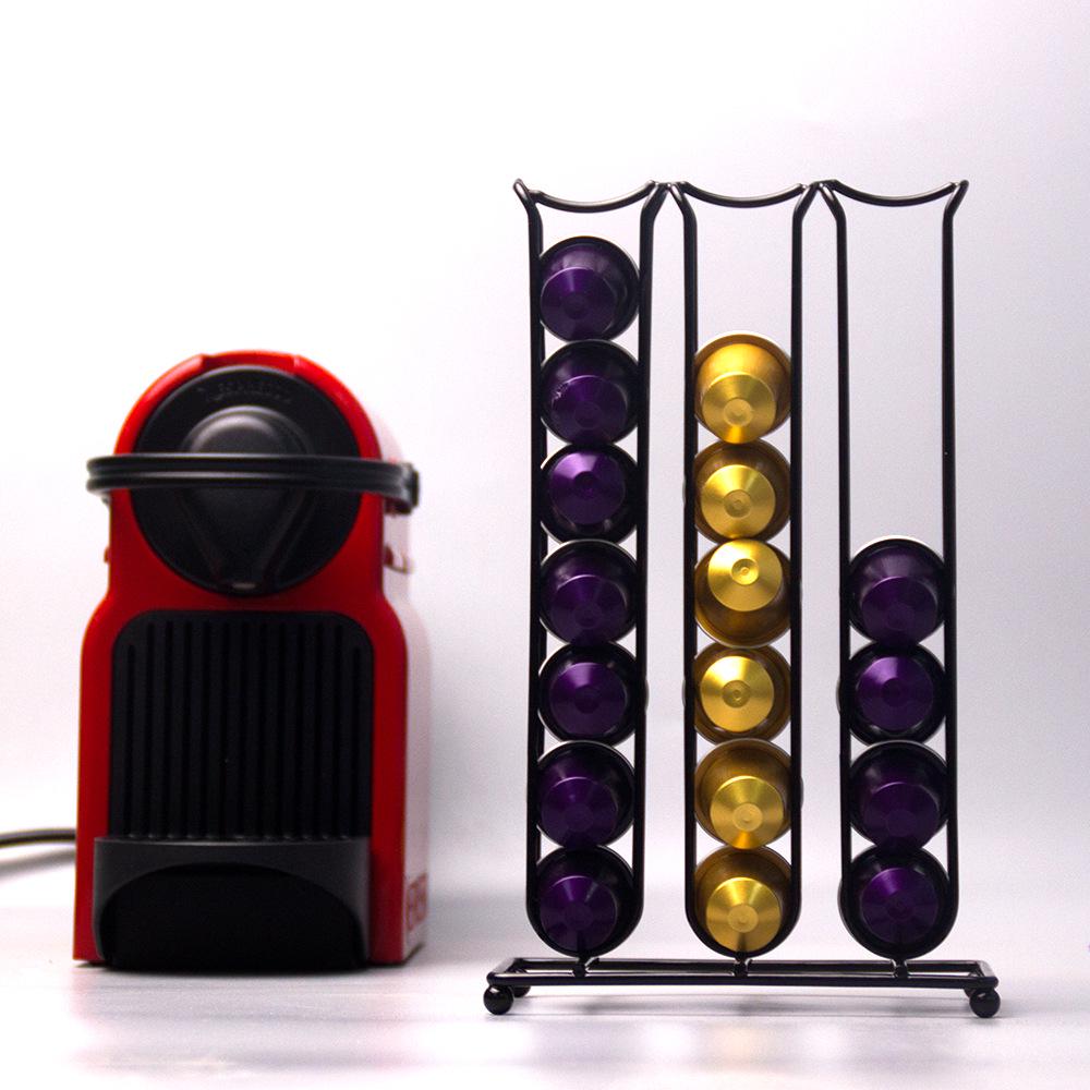 

Nespresso Coffee Pod Holder - Iron Art Rack, 42 Capsule Capacity