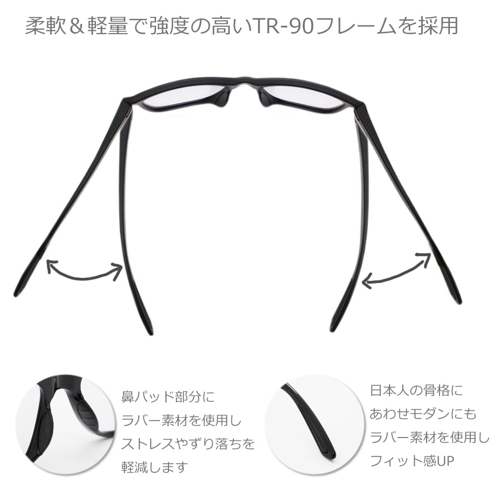 EIGHT TOKYO Polarized Blue Light Made In for UV Lenses In Sunglasses, Anti-Fog, Blocking, Japan, Wellington/Boston Style, Lightweight, Driving, Biker,