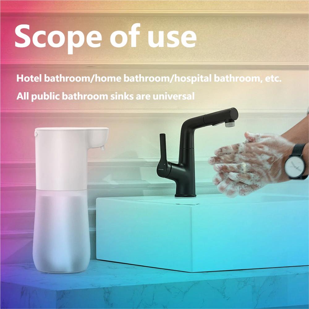 Automatic Soap Dispenser Soap Foam Dispenser Smart Sensor Soap Dispenser Contactless USB Charging 350ml Hand Sanitizer Machine