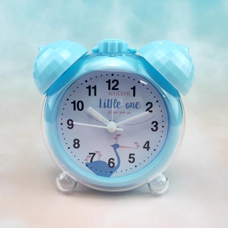 

Будильник Студенческий будильник Милый Девочка Сердечко Детский Мультяшный Ученики Средней Школы с Ночником Прикроватные Часы