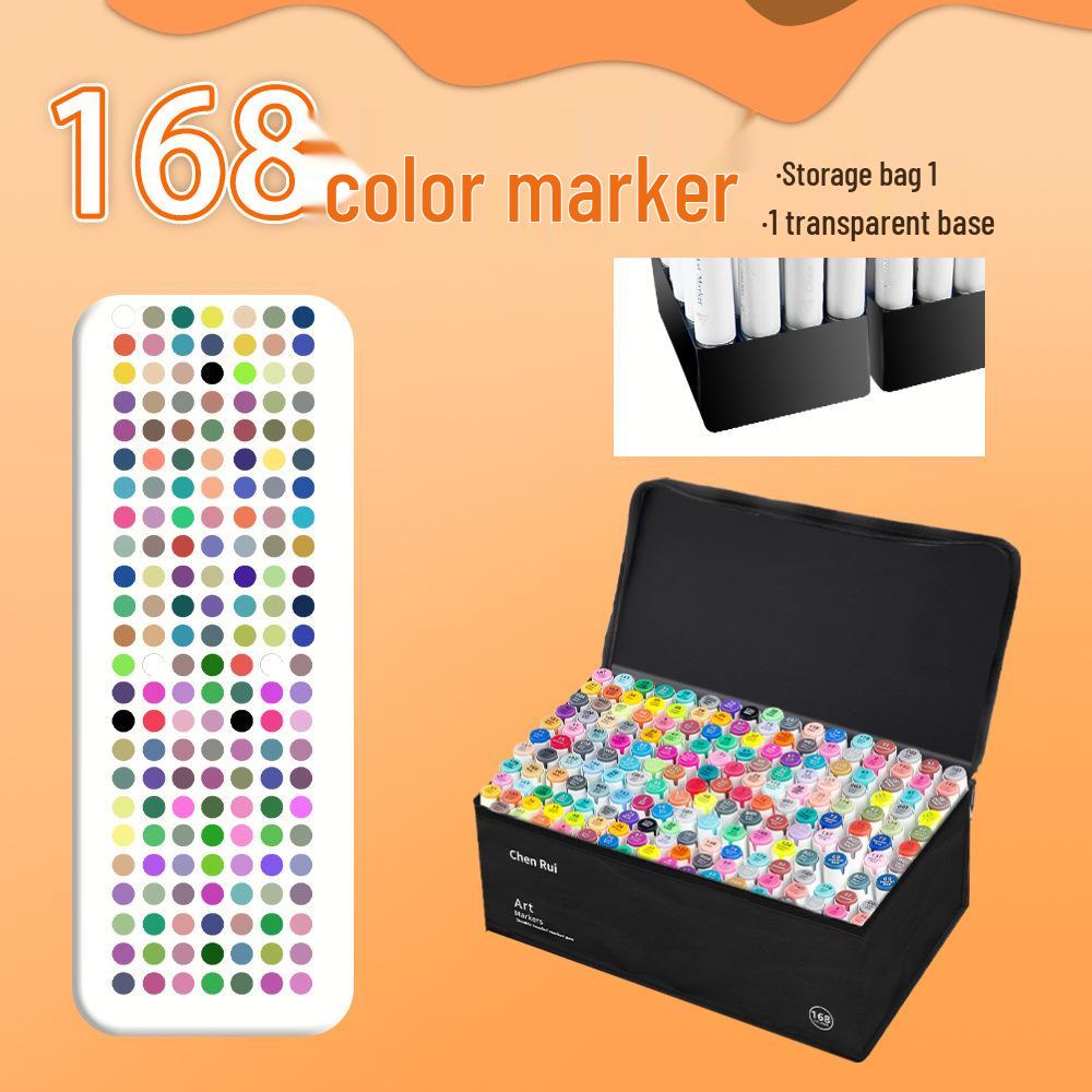 48-Color Anime Art Brush Markers - Fade-Resistant, Layerable Watercolor Set
