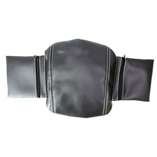 For Jeep Wrangler 11-17 Center Console Lid Leather Armrest Pad Cover Storage Bag